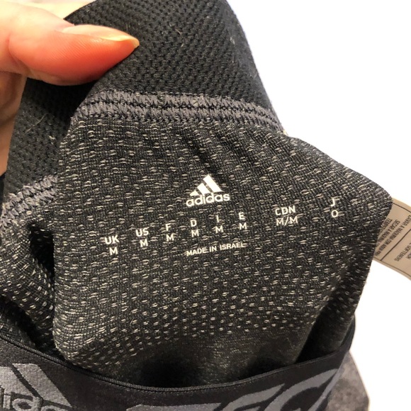 Adidas techfit gray leggings size medium - Picture 7 of 7